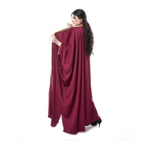 عباية بشت كلاسيك لون عنابي