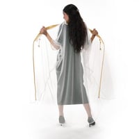 عباية بشت ملكي تل لون ابيض