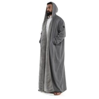 فروة كشميري جوخ كلاسيك لون رصاصي