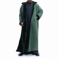 فروة شال كشميري لون اخضر