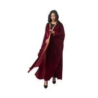 عباية بشت كلاسيك لون عنابي