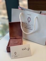 سلسلة (حب) الأنيقه , اللون :روز جولد (N45) .