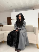 فروه مخمل رمادي