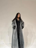 فروه مخمل رمادي