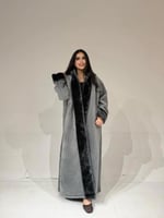 فروه مخمل رمادي