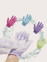 قفاز ليفة للتقشير الجسم