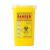 حاوية طبية للإبر الجافة | 1L Medical Trash