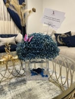 فازة ورد جبسوفيليا مع السمكه