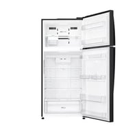 ثلاجة بابين إل جي 18 قدم بسعة 509 لتر - فريزر علوي...