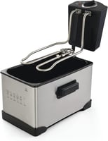 قلاية زيت السيف زويا بسعة 3 لتر 1500 واط لون استيل...