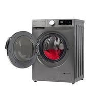 غسالة بناسونيك فتحة أمامية 9 كيلو لون فضي موديل NA...