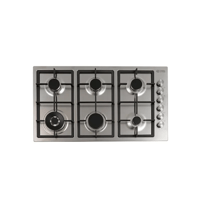 سطح غاز جنرال سوبريم مدمج ( بلت ان ) 90 سم دعامات...