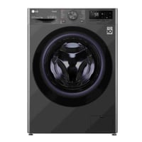 غسالة ملابس فتحة أمامية ال جي 11 كيلو لون أسود مود...