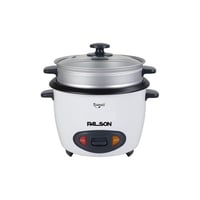 طباخة الأرز الكهربائية بالسون 1.8 لتر، مع جهاز بخا...