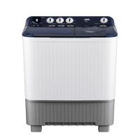 غسالة هام حوضين، 10 كيلو، ابيض - HMTT10000WH25