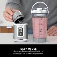 خلاط محمول لاسلكي Ninja Blast سعة 530 مل – أبيض BC...