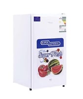 ثلاجة بباب واحد سوبر جنرال بسعة 91 لتر/ 3.2 قدم أب...