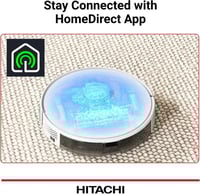 هيتاشي مكنسة روبوت لاسلكية - 2700 باسكال - تشغيل ح...