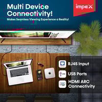 شاشة ذكية امبكس جلوريا 60 بوصة إل إي دي عالي الدقة...