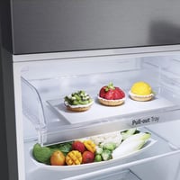 ال جي ثلاجة بابين انفرتر - 13.3 قدم 375 لتر - فضي...