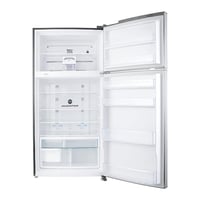 ثلاجة بابين هيتاشي 24-7 قدم لون فضي بلاتيني موديل...