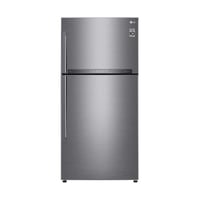 ثلاجة بابين ال جي - 20.9 قدم مكعب - 592 لتر - فضي...