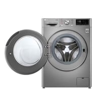 غسالة ملابس فتحة امامية ال جي اتوماتيك تنشيف 75% ف...