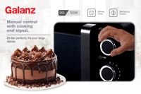 جالنز ميكرويف 20 لتر - 700 واط - أسود - P70T20L-V2