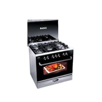 فرن بيسك 90 *60 سم 5 شعلات غاز امان تام اشعال ذاتي...