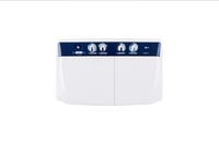 غسالة ملابس حوضين ال جي 10.5 كيلو - تنشيف 75% - أب...