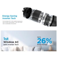 ميديا مكيف شباك انفيرتر - 18000 وحدة - بارد فقط -...