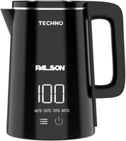 غلاية كهربائية رقمية بالسون 1.8 لتر، 1500 واط، تعم...