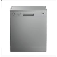 غسالة صحون بيكو 5 برامج 14 مكان تخزين لون فضي مودي...