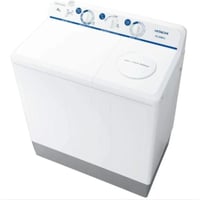 هيتاشى غسالة حوضين تحميل علوي 8 كغ 1430 دورة في ال...