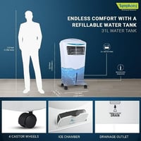 سيمفوني مكيف صحراوي - 31 لتر - 170 واط - HI COOL