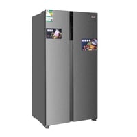 ثلاجة هام العمودية بابين انفرتر - 15.4 قدم مكعب -...