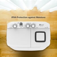 غسالة اوسكار حوضين سعة 9 كجم شبه اوتوماتيكية سعة د...