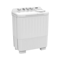 غسالة هاس 6 كيلو حوضين تحميل علوي مع موتور تيربو -...