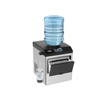 صانع ثلج بموزع ماء اكسبير 1.6 لتر تعمل بالقارورة س...