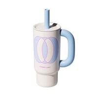 BABA CUP ازرق وابيض