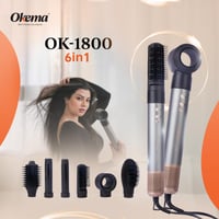 استشوار الشعر الاحترافي 6in1 من اوكيما ok-1800