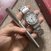 طقم ساعة وقلم كارتييه