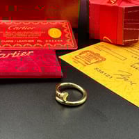 خاتم كارتييه - ذهبي