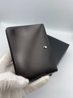 محفظة مون بلانك بني غامق