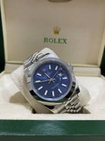 رولكس رجالي ديت جست مينا ازرق