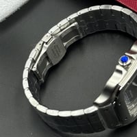 ساعة كارتييه سانتوس رجالي مينا ابيض