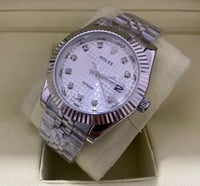 رولكس رجالي فضي