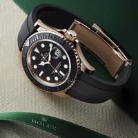 رولكس رجالي ياخت ماستر ربل اسود ذهبي