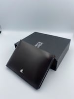 محفظة مون بلانك بني غامق