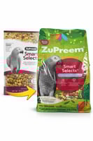 Zupreem Smartselects Parrots & Conures 1.8Kg زوبري...